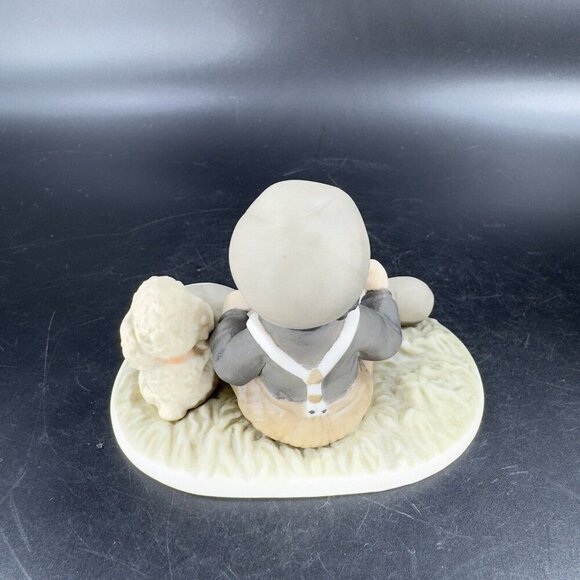 Kim Anderson 1999 I Promise You Laughter And Smiles Boy And Lamb Clown Figure - Picture 5 of 8